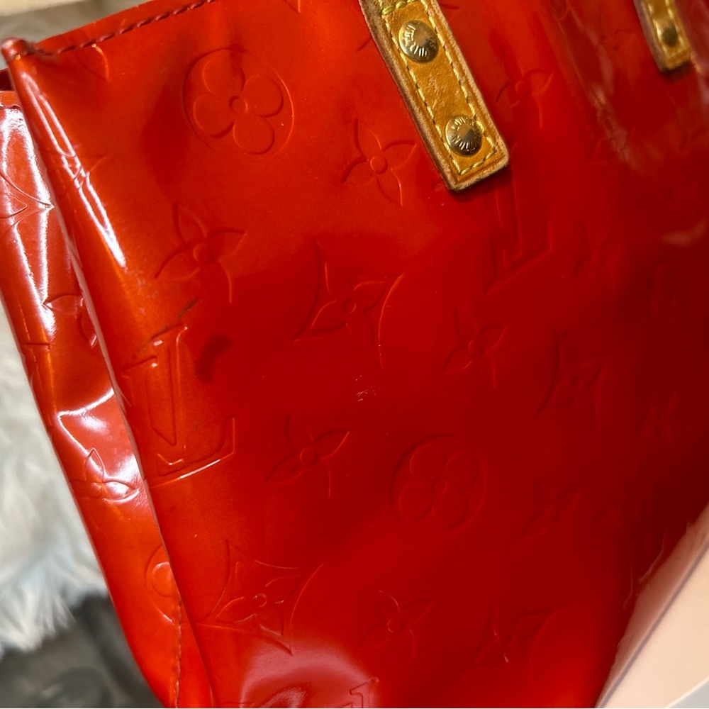LOUIS VUITTON Vernis Red Reade PM M91088 used - Picture 13 of 16